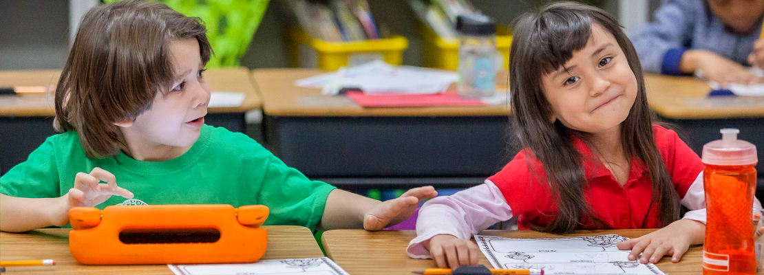 Ashley Elementary students in the classroom